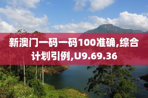 新澳门一码一码100准确,综合计划引例,U9.69.36