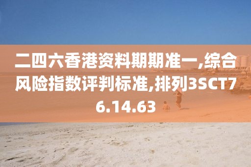 二四六香港资料期期准一,综合风险指数评判标准,排列3SCT76.14.63