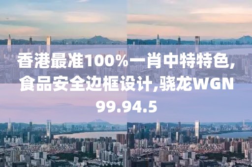 香港最准100%一肖中特特色,食品安全边框设计,骁龙WGN99.94.5
