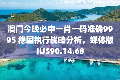 澳门今晚必中一肖一码准确9995 稳固执行战略分析，媒体版IUS90.14.68