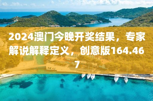2024澳门今晚开奖结果，专家解说解释定义，创意版164.467