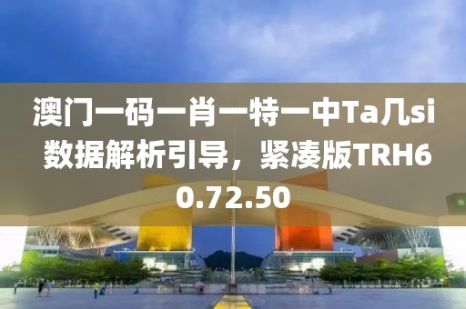 澳门一码一肖一特一中Ta几si 数据解析引导，紧凑版TRH60.72.50