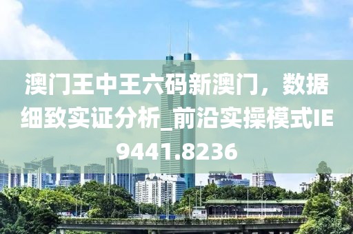 澳门王中王六码新澳门，数据细致实证分析_前沿实操模式IE9441.8236