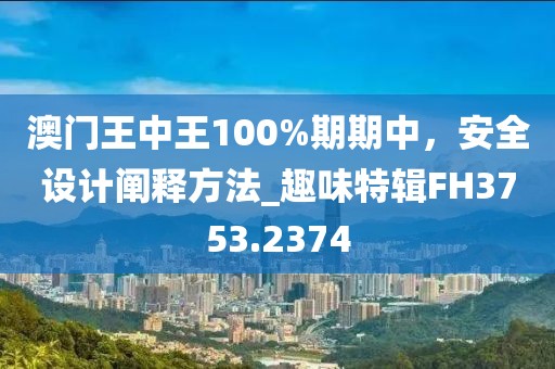 澳门王中王100%期期中，安全设计阐释方法_趣味特辑FH3753.2374
