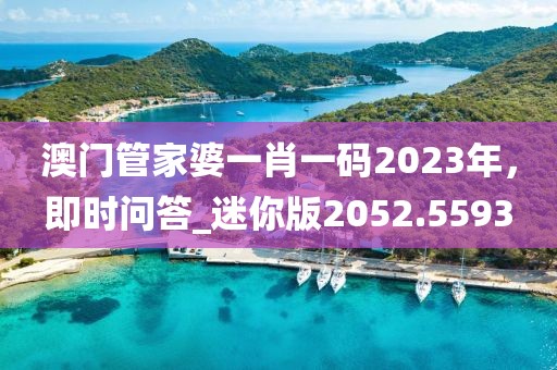 澳门管家婆一肖一码2023年，即时问答_迷你版2052.5593
