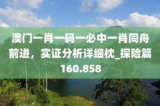 澳门一肖一码一必中一肖同舟前进，实证分析详细枕_探险篇160.858