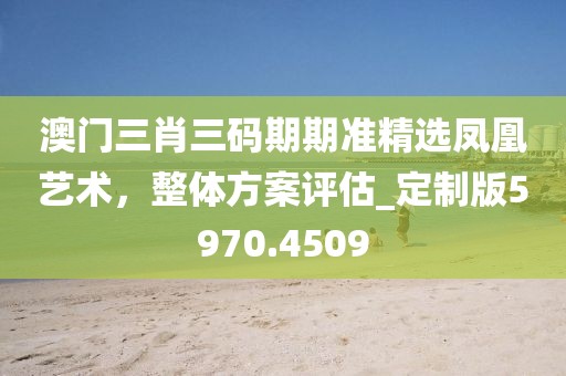 澳门三肖三码期期准精选凤凰艺术，整体方案评估_定制版5970.4509