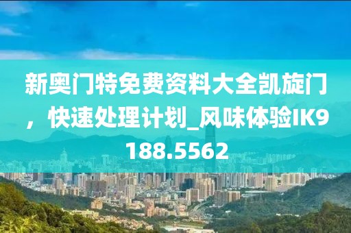 新奥门特免费资料大全凯旋门，快速处理计划_风味体验IK9188.5562