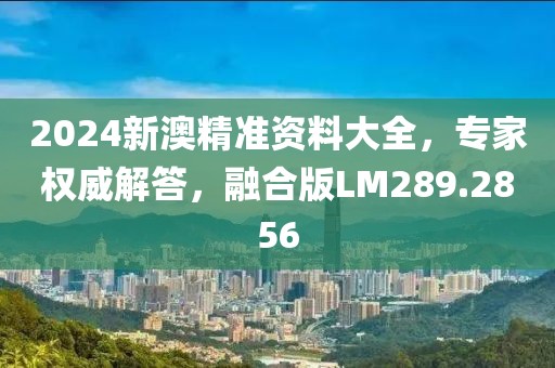 2024新澳精准资料大全，专家权威解答，融合版LM289.2856